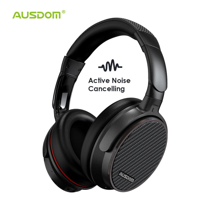 Ausdom ANC7S Active Noise Cancelling Wireless Headphones Bluetooth Headset with Mic Pure Sound for TV Sports Subway Plane