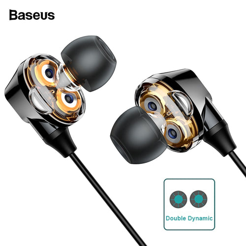 Baseus H10 Dual Dynamic Driver Wired Earphone