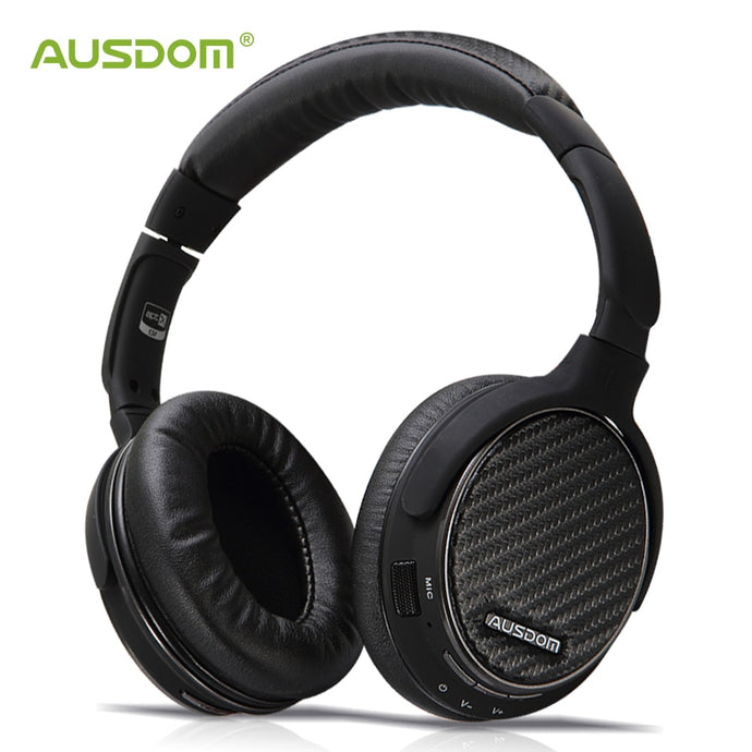 Ausdom M05 aptX Wireless Bluetooth Headphones Over-Ear Deep Bass Stereo Headset Sport Headphone with Mic HiFi CD-Like Sound