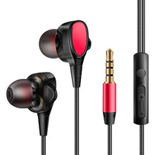Load image into Gallery viewer, Quad-core double moving circle Earphone wired Headset