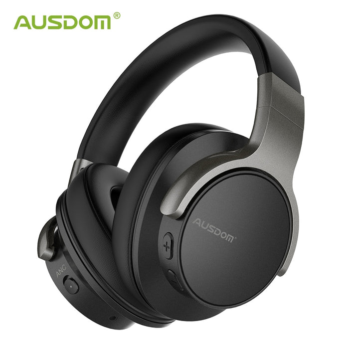 Ausdom ANC8 Active Noise Cancelling Wireless Headphones Bluetooth Headset with Super HiFi Deep Bass 20H Playtime for Travel Work